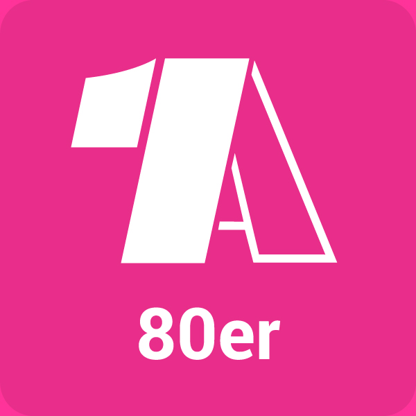 - 1 A - 80er von 1A Radio logo
