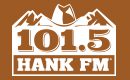 101.5 Hank FM logo