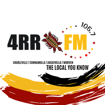 4RR FM - Charleville - 105.7 FM (HD) (MP3) logo