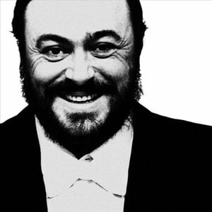 C.R. - Luciano Pavarotti logo