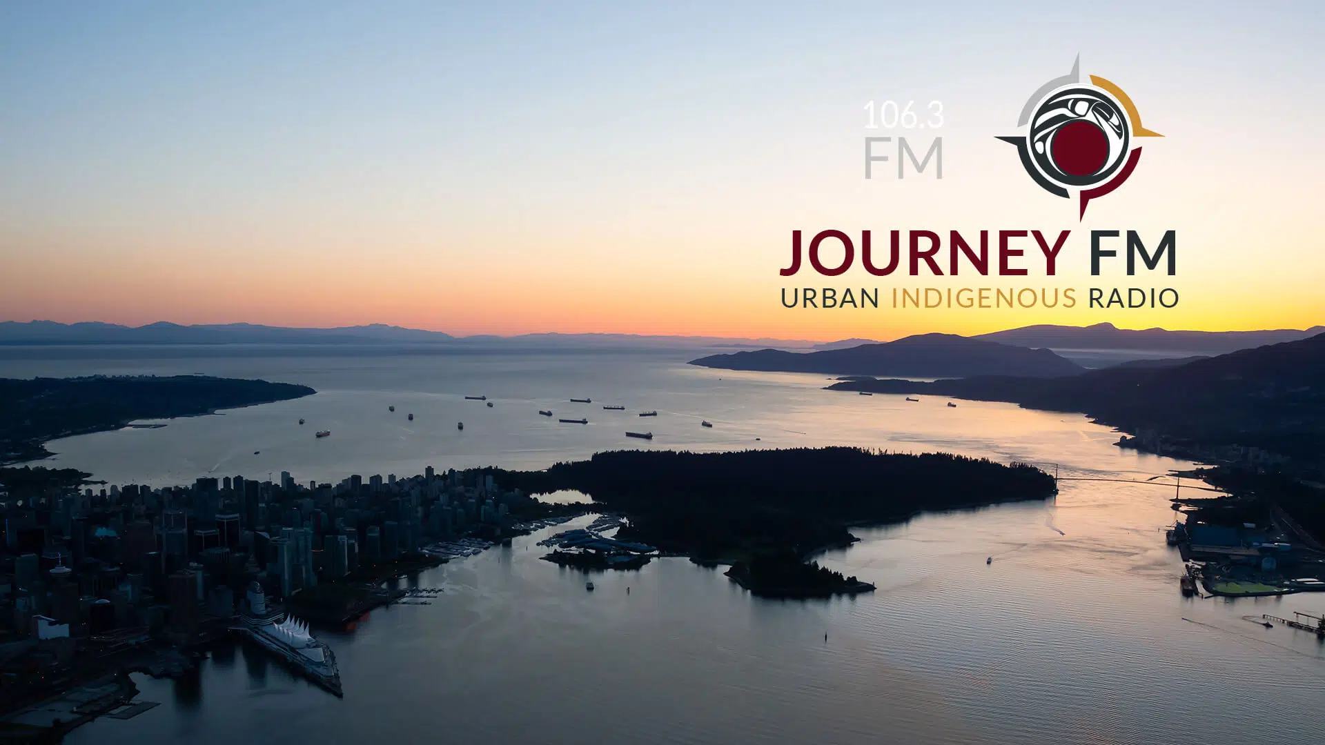 CJNY-FM 106.3 "The Journey" Vancouver, BC logo