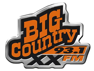 CJXX-FM "Big Country 93.1"  Grand Prairie, AB logo