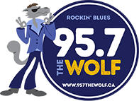 CKTP-FM "95.7 The Wolf" Fredericton, NB logo
