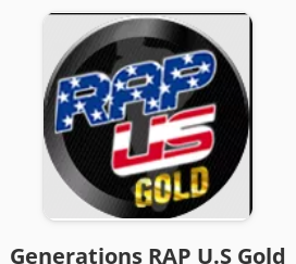 🕺Générations RAP U.S Gold logo