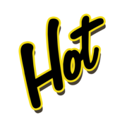 Hot 97.5 KVEG logo