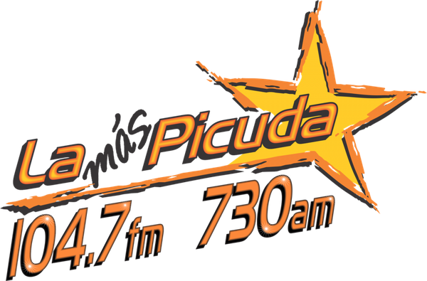 LA MÁS PICUDA 104.7 (Parral) - 104.7 FM - XHEHB-FM - Radiorama Parral - Hidalgo del Parral, Chihuahua logo