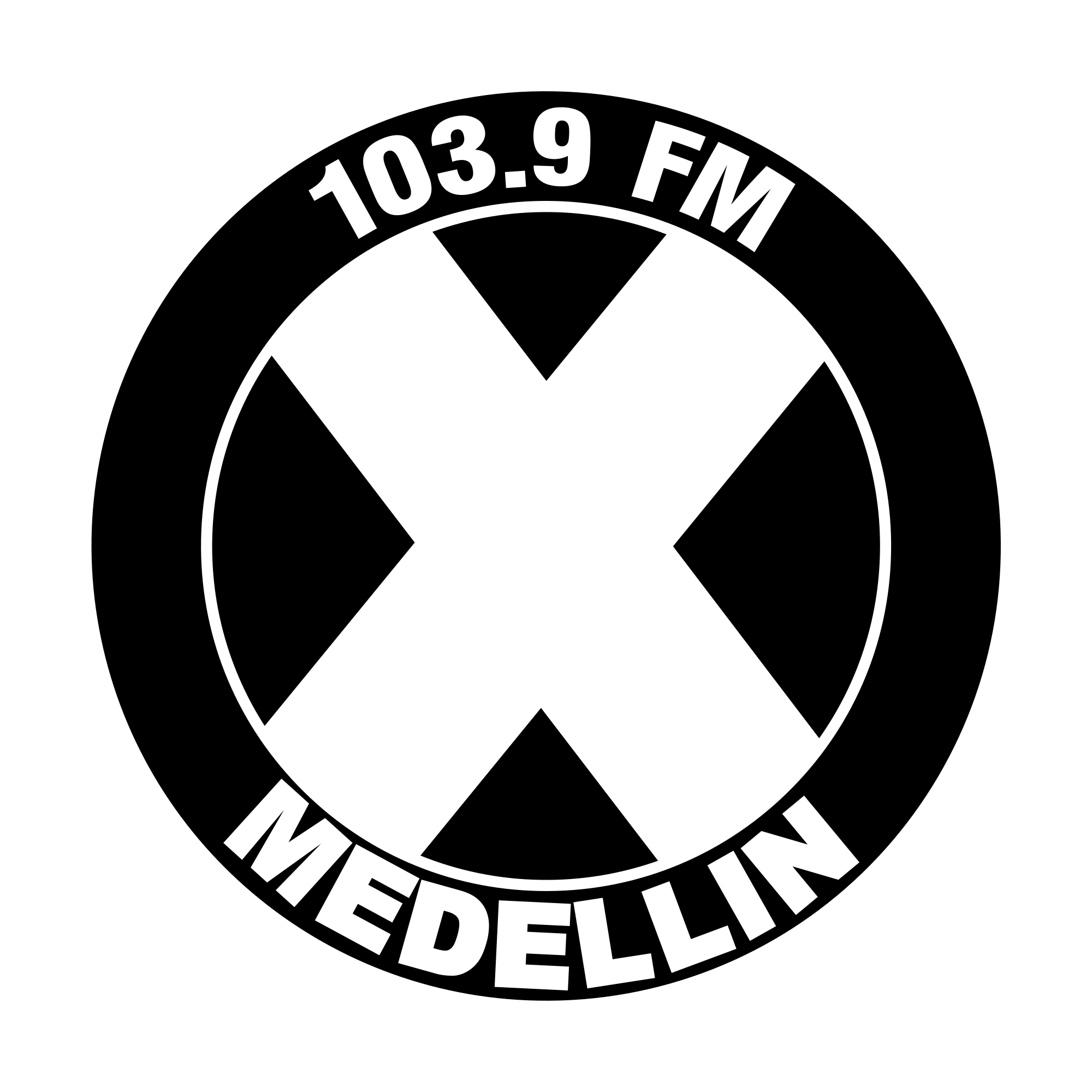 La X Medellín 103.9 FM logo