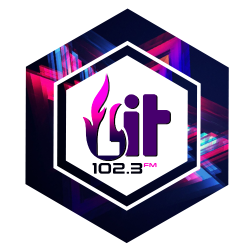LIT 102.3FM logo