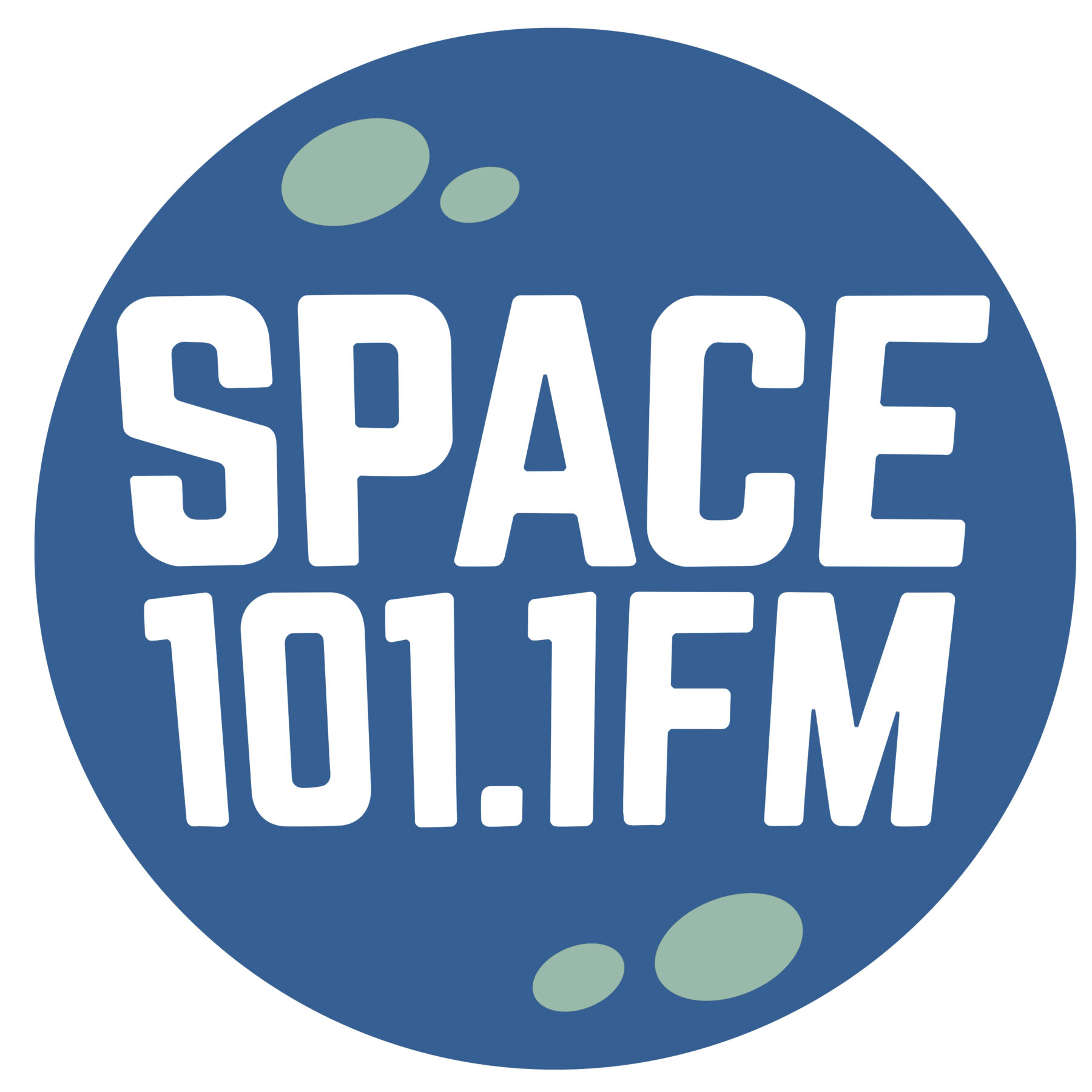 Space 101.1 FM logo