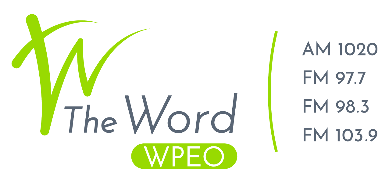 The Word WPEO 1020 AM logo